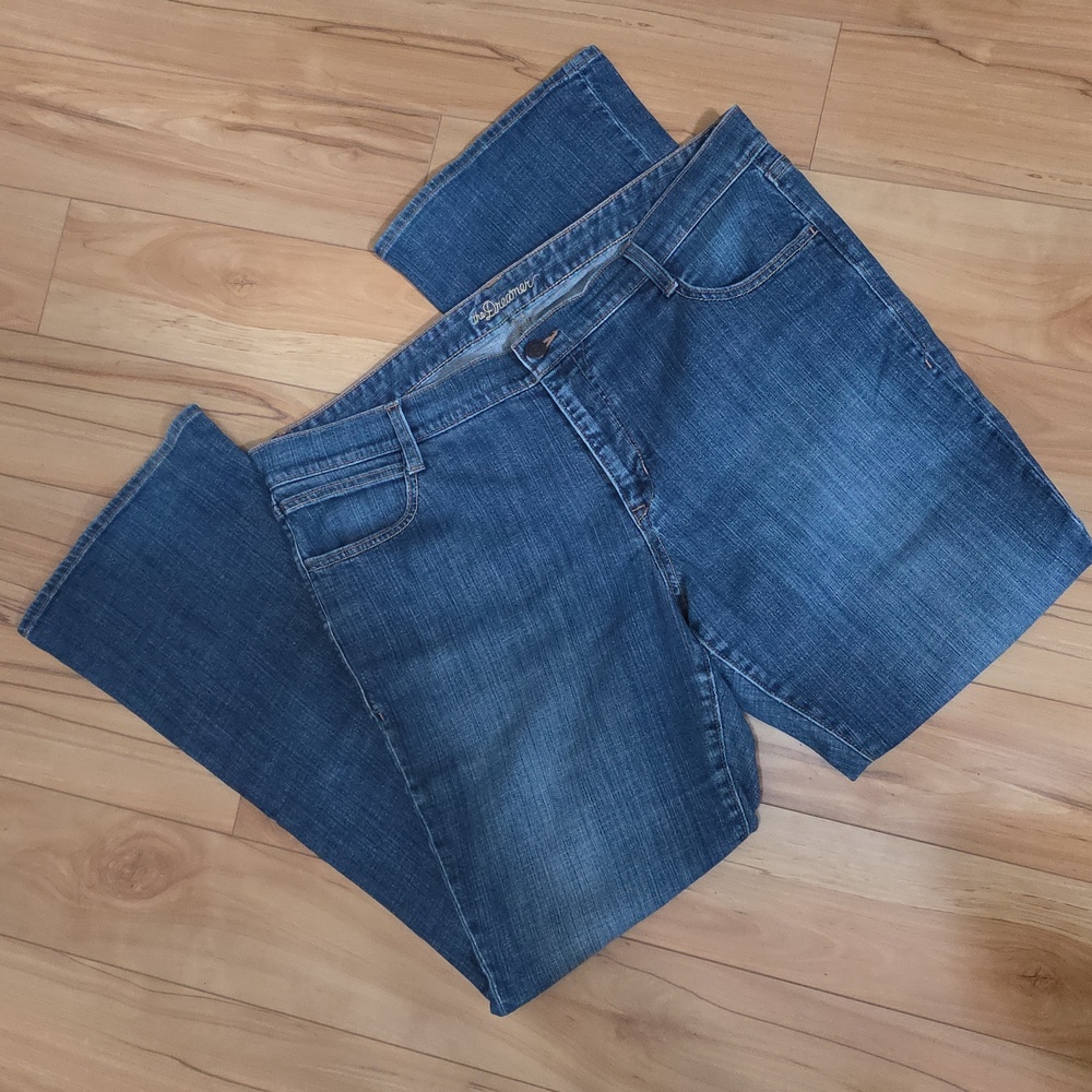 Vintage Y2K Old Navy "the Dreamer" Jeans Sz 16 Flare Boot🌼